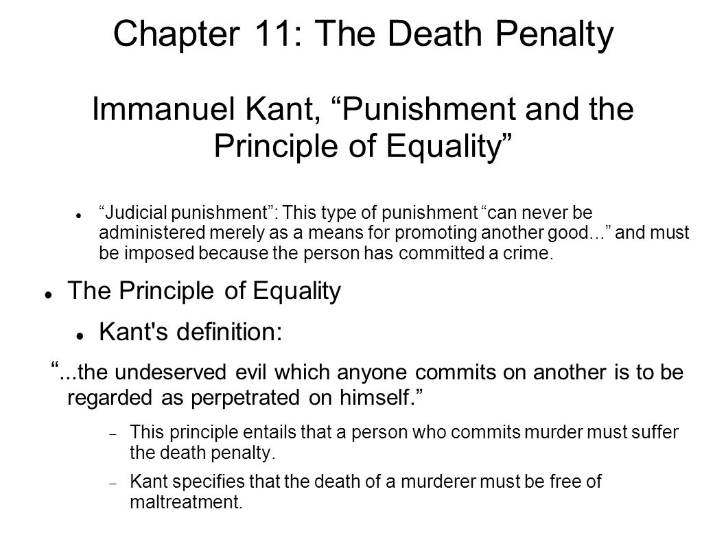 Equality retributivism and proportional retributivism can not morrally support the death penalty acc